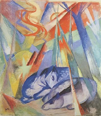Franz Marc Sleeping Animals (mk34) oil painting picture